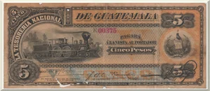Denominación: 5 Pesos.