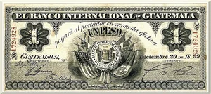 Denominación: 1 Peso.