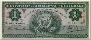 Denominación: 1 Peso.
