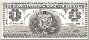 Denominación: 1 Peso.