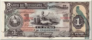 Denominación: 1 Peso.
