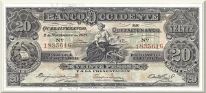 Denominación: 20 Pesos.