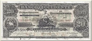 Denominación: 20 Pesos.