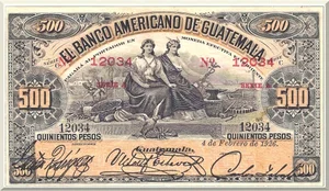 Denominación: 500 Pesos.