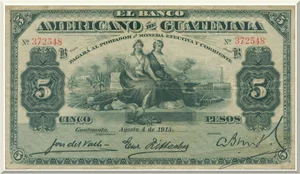 Denominación: 5 Pesos.