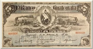 Denominación: 5 Pesos.