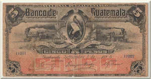 Denominación: 5 Pesos.