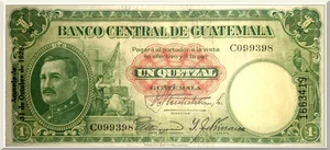 Denominación: 1 Quetzal.