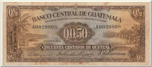 Denominación: 0.50 centavos.