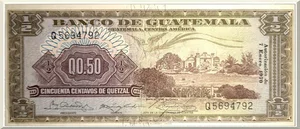 Denominación: 0.50 centavos.
