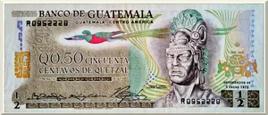 Denominación: 0.50 centavos.