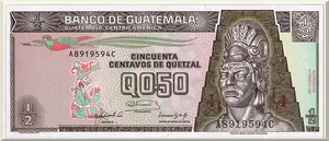 Denominación: 0.50 centavos.