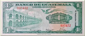 Denominación: 1 Quetzal.
