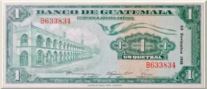 Denominación: 1 Quetzal.