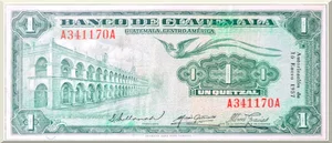 Denominación: 1 Quetzal.