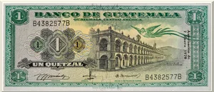 Denominación: 1 Quetzal.