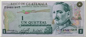 Denominación: 1 Quetzal.