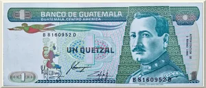 Denominación: 1 Quetzal.