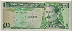 Denominación: 1 Quetzal.