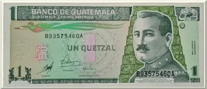 Denominación: 1 Quetzal.