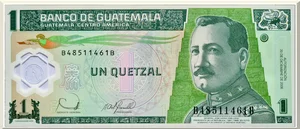 Denominación: 1 Quetzal.
