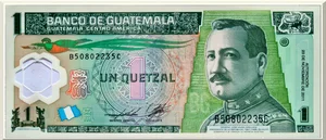 Denominación: 1 Quetzal.