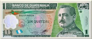 Denominación: 1 Quetzal.