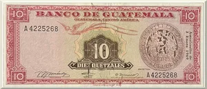 Denominación: 10 Quetzales.