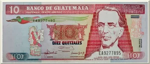 Denominación: 10 Quetzales.