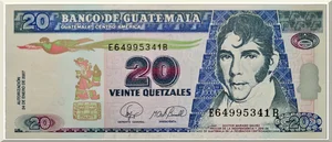 Denominación: 20 Quetzales.