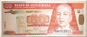 Denominación: 50 Quetzales.