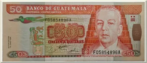 Denominación: 50 Quetzales.