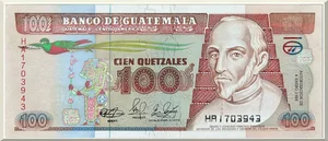 Denominación: 100 Quetzales.