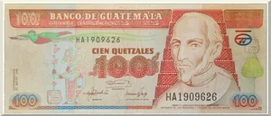 Denominación: 100 Quetzales.