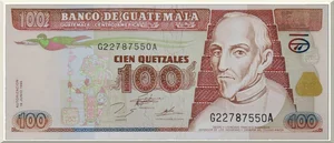 Denominación: 100 Quetzales.