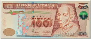 Denominación: 100 Quetzales.