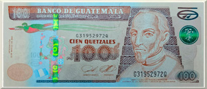 Denominación: 100 Quetzales.